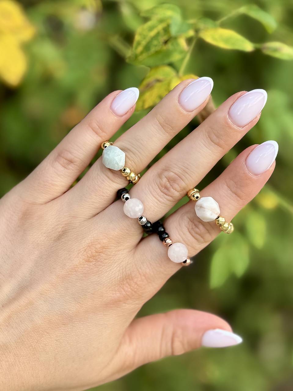 Prstienky z minerálov 