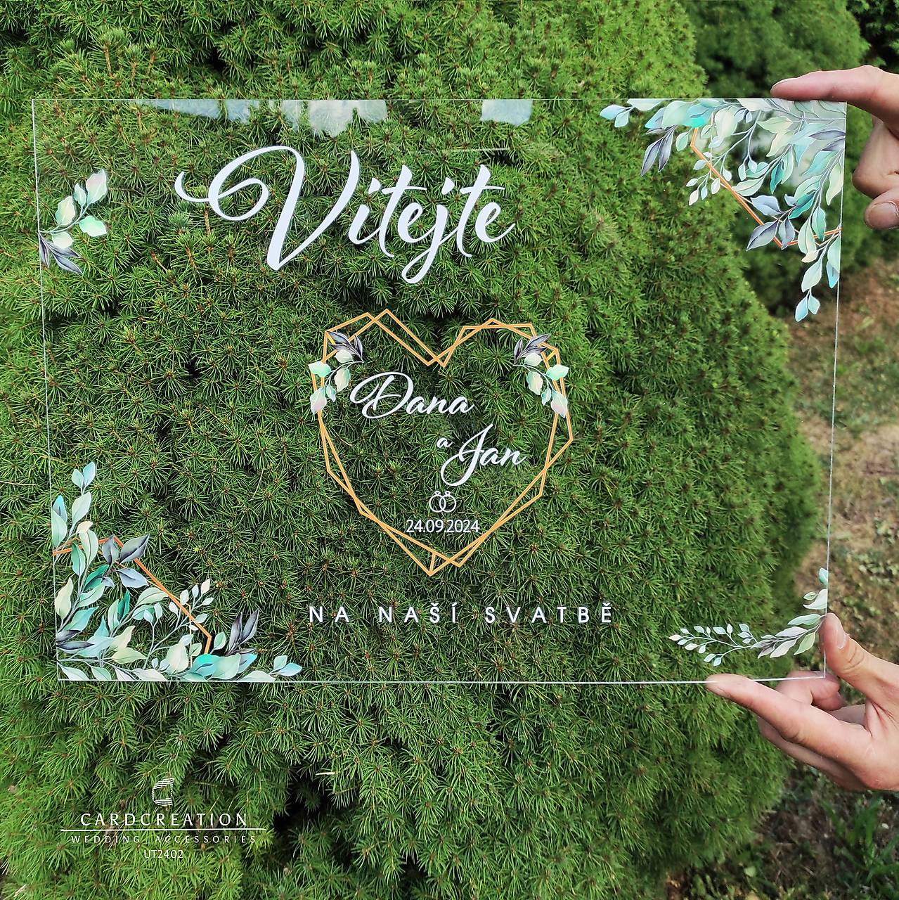 svadobná uvítacia tabuľa UT2402