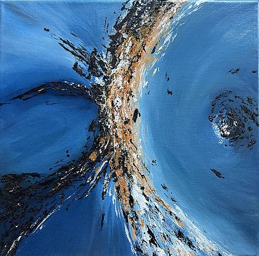 Obrazy - Abstraktní obraz 30x30x3,7cm - 3D - 16751884_