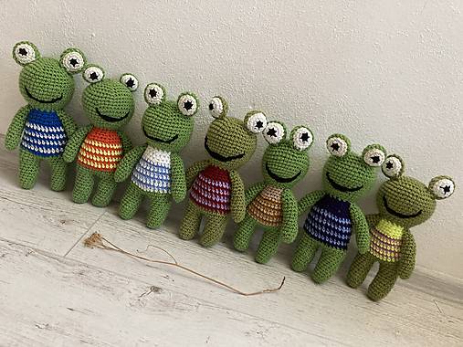 Hračky - žabky - žabacinky 7 x inak - 16751897_