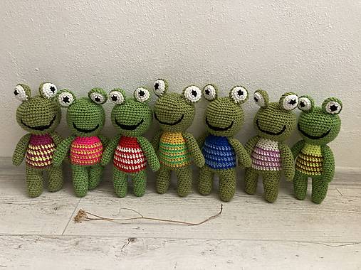 Hračky - žabky - žabacinky 7 x inak - 16751915_