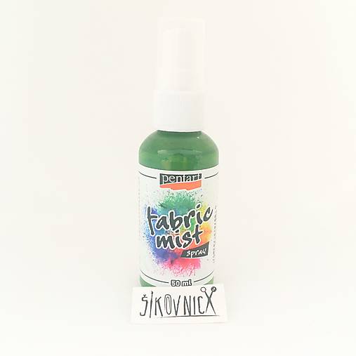 Farba na textil v spreji, 50 ml, Fabric mist spray (olivovo zelená)