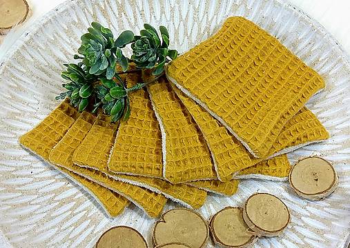 Wafflové odličovacie tampóny s biobavlneným froté