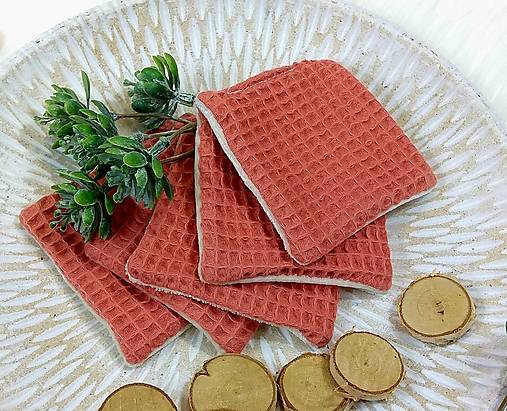 Wafflové odličovacie tampóny s bambusovým aksamitom