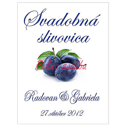 Nálepky na flaše 4,5x3,6 / 6x4 / 7,5x10 cm