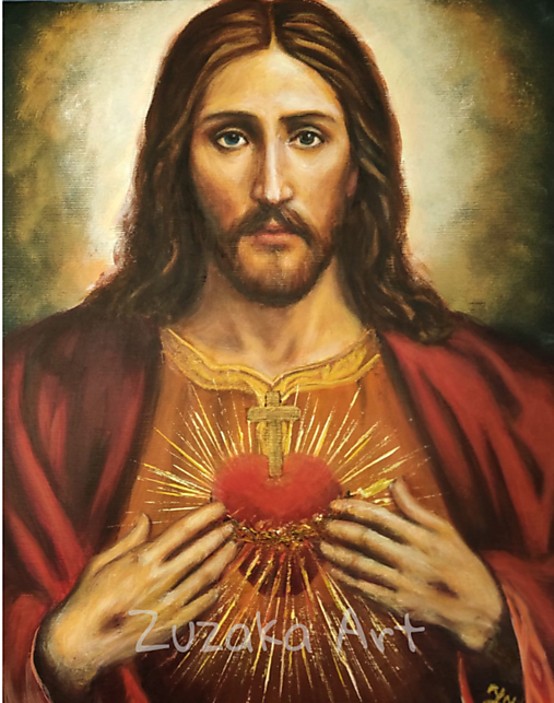 Obrazy - Print obrazu - Božské srdce - 16757439_