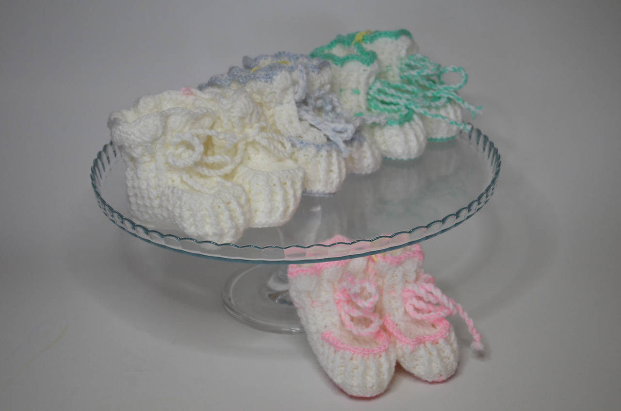 Hačkované papučky