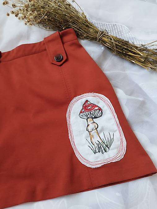 Sukne - Sukňa Muchotrávka  - 16759232_