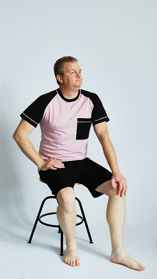 Pánske oblečenie - Pyžamo biobavlna s krátkym rukávom - 16761724_