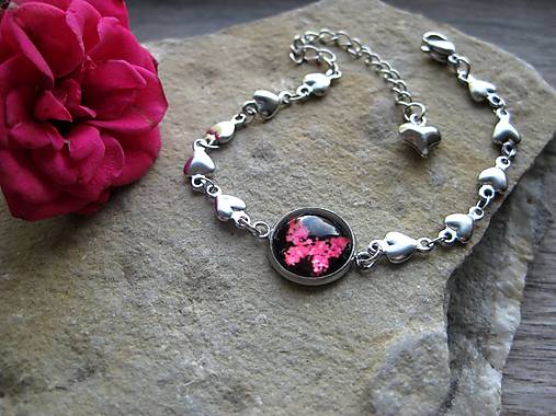 Náramky - Jemný srdiečkový náramok - chirurgická oceľ (motýľ, č. 4048) - 16764659_