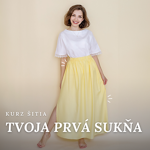 Kurzy - Kurz šitia - TVOJA PRVÁ SUKŇA - 16764864_