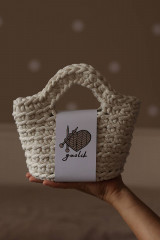 Kabelky - Pletená MINI kabelka - 16764274_