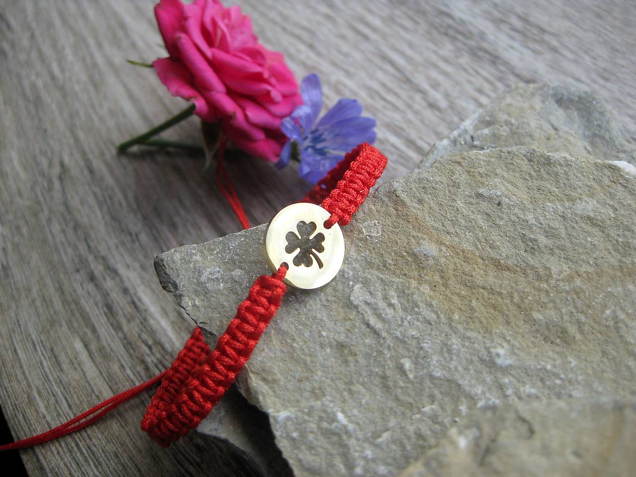 Detský ochranný náramok štvorlístok - nerez, č. 4079 (od 0 do 3 rokov, č. 4080)