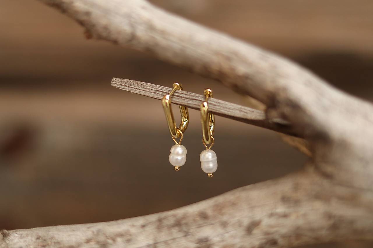 Perlové náušnice 