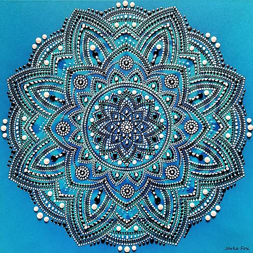 Obrazy - MANDALA HARMÓNIE a VNÚTORNÉHO POKOJA-harmonizačný feng shui obraz na "mieru"  - 16769855_