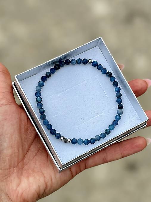 Pánsky náramok Vnútorného pokoja-Diamant a Disten