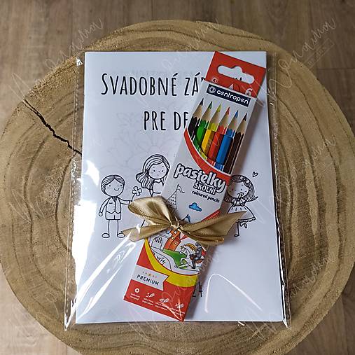 Papiernictvo - Svadobné XXL zábavky pre deti "Omaľovanky a hry" (Počet 8- 25ks) - 16772249_