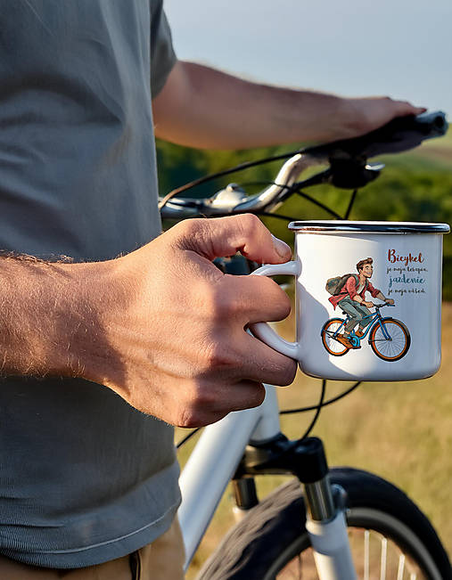 Nádoby - Hrnček Cyklista - 16772772_