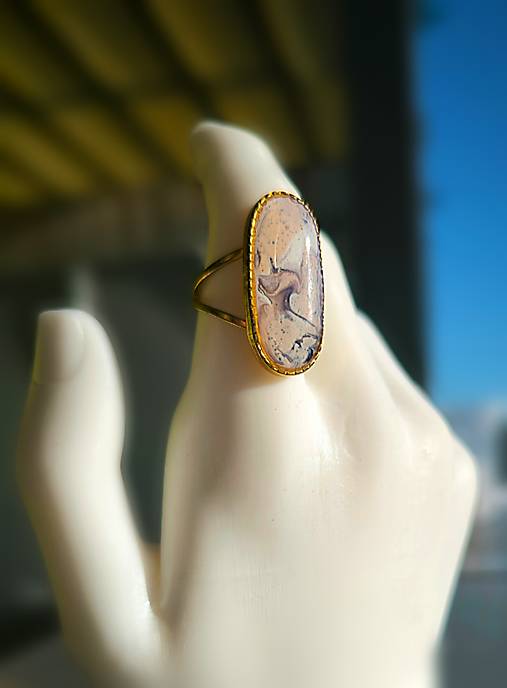 Prsteň abstract gold 