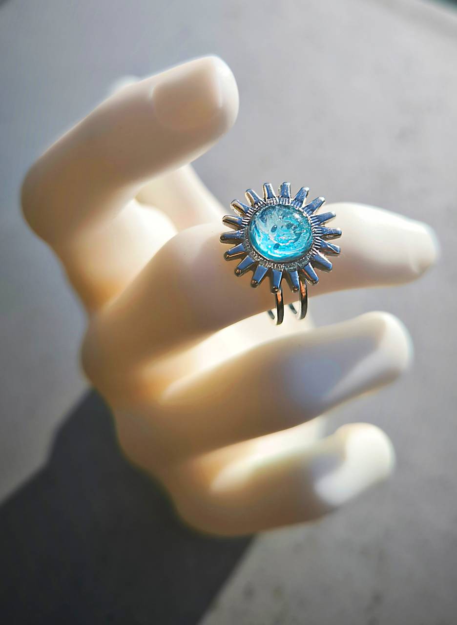 Prsteň blue sun 