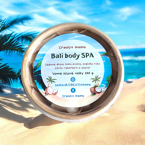 Sójové vosky s vôňou Bali
