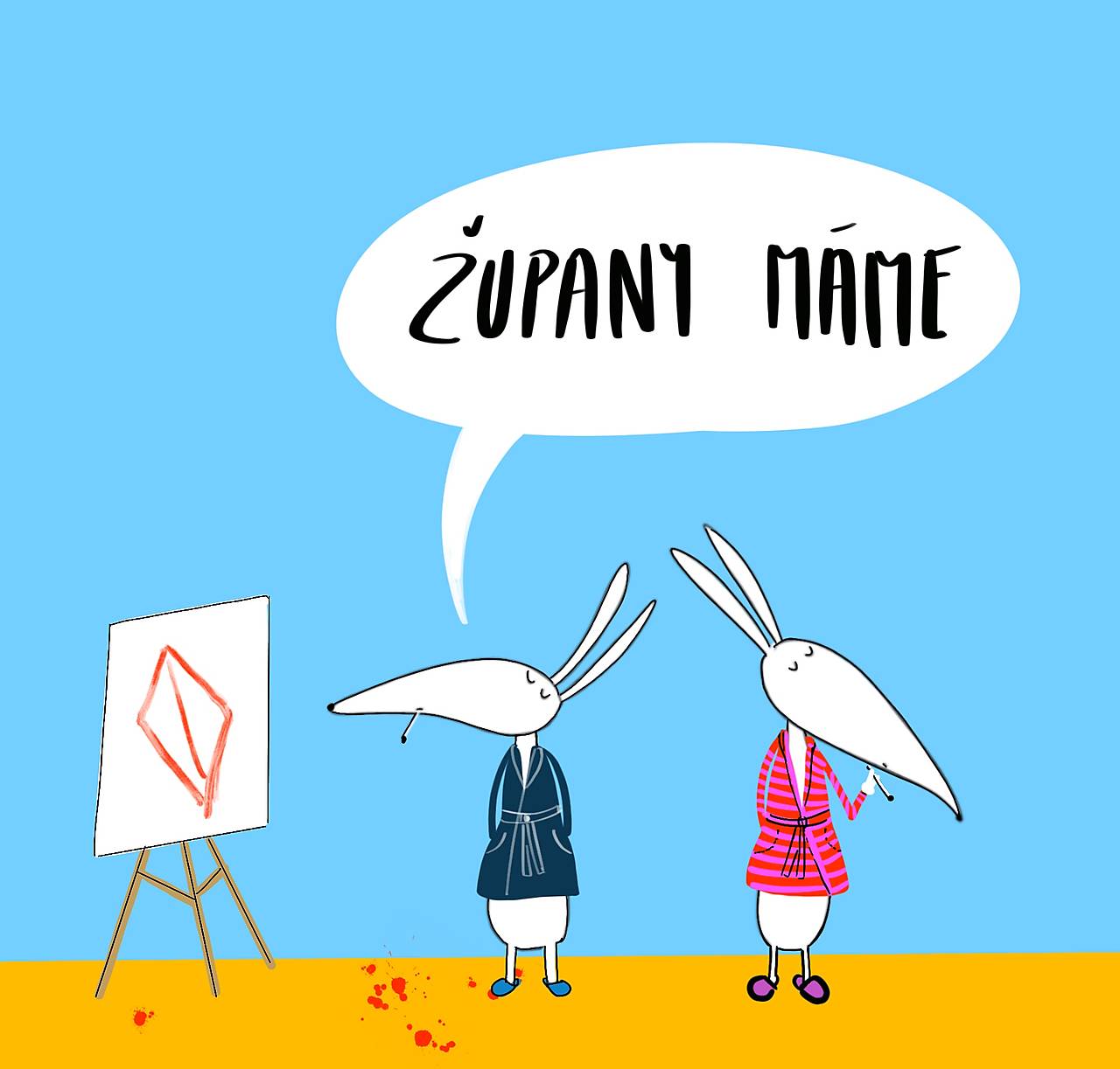 Župany, Giclée art print 30x36