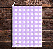 Papiernictvo - MADEBOOK - zošit A5 KARO fialový - 16775206_