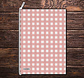 Papiernictvo - MADEBOOK - zošit A5 KARO červený - 16775231_