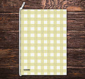 Papiernictvo - MADEBOOK - zošit A5 KARO žltý - 16775234_