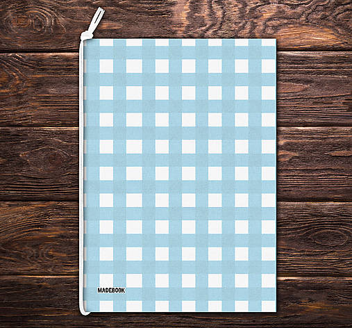 Papiernictvo - MADEBOOK - zošit A5 KARO modrý - 16775227_