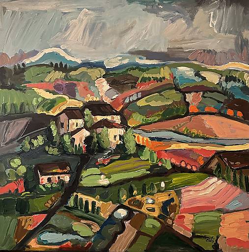 Obrazy - Ponad vinice v Taliansku 1 - 16775236_