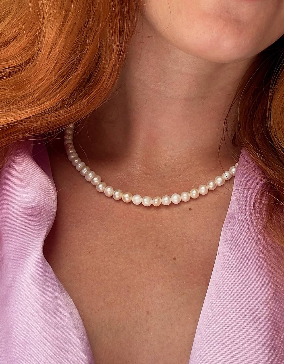 Náhrdelník Ochranca z perál - Riečna perla 