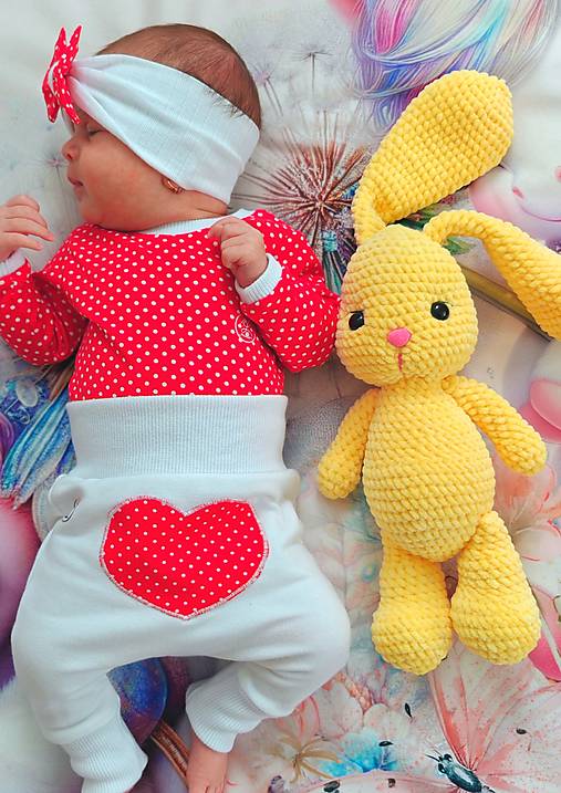 Detské oblečenie - Bodky set - 16779237_