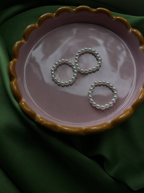 Prstene - Perlový prstienok - 16780936_