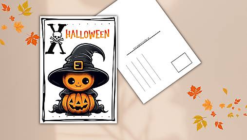 Papiernictvo - Pohľadnica " Halloween! " - 16788303_