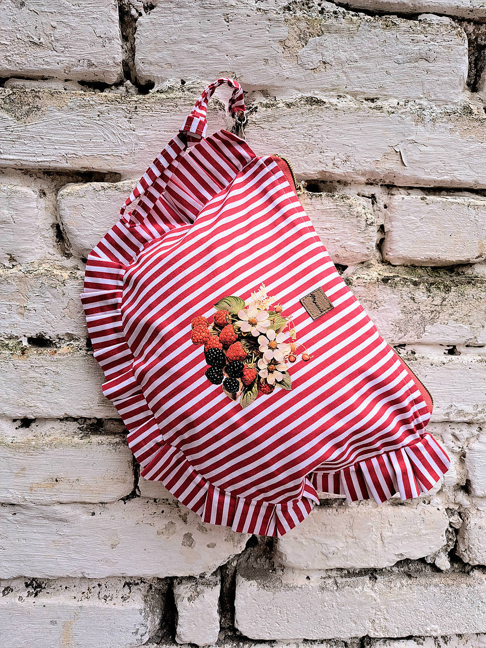 Kabelka do ruky Jahodová