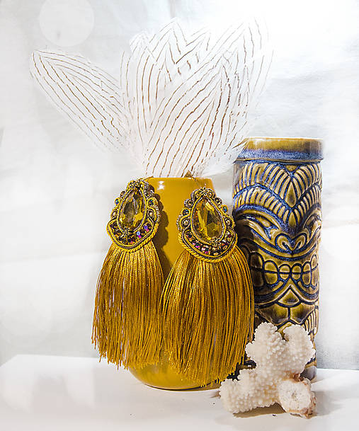 Náušnice - gold - 16791387_