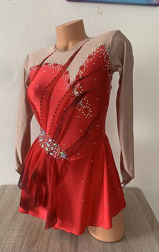 Detské oblečenie - Šaty na krasokorčuľovanie - 16793419_