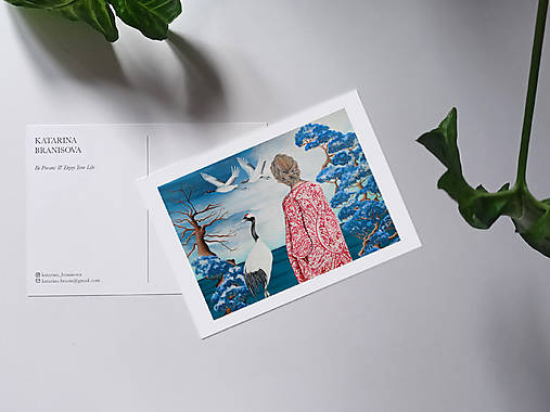Papiernictvo - Umelecké pohľadnice - set 5ks - 16794465_