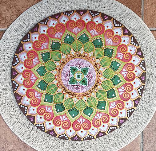 Obrazy - Mandala pre šťastnú lásku, zdravie a hojnosť v živote  - 16794889_