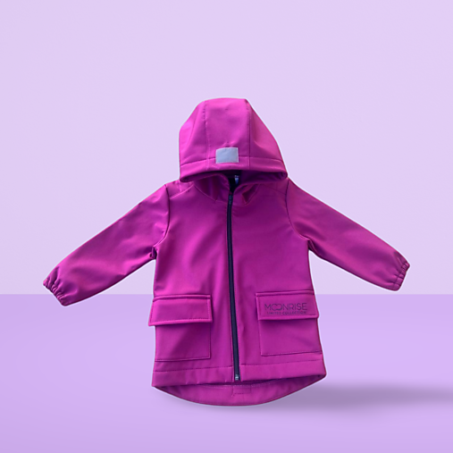 Detské oblečenie - Detská softshell bunda - look up at the stars lollipop - 16795599_