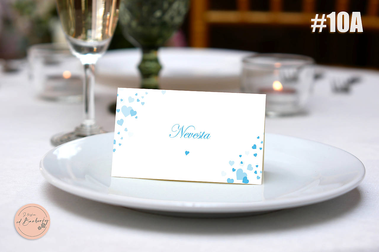Menovka na stôl #10A