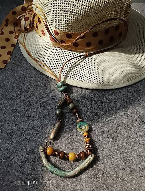 Náhrdelníky - lel etno velký náhrdelník 3 - 16798807_