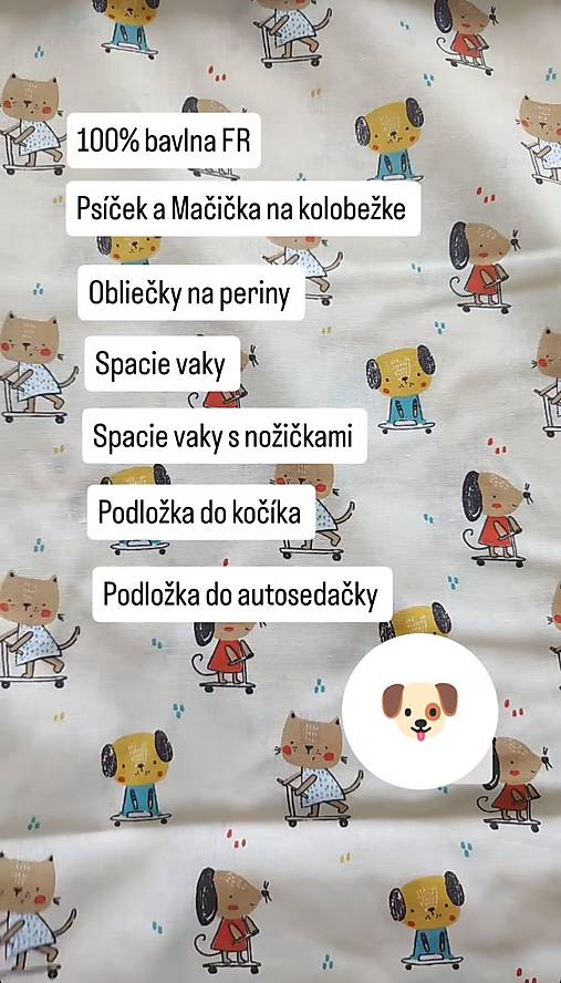 Textil - VLNIENKA DEKA a PRIKRÝVKA 100 % merino top super francúzsky dizajn Psíček a Mačička na kolobežke - 16797628_