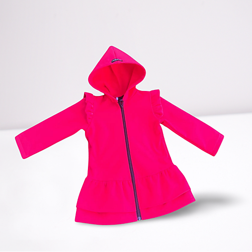Detské oblečenie - Detská softshell bunda - Lily red - 16796753_
