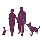 Pre zvieratá - Vodítko Handsfree „voľné ruky“ z BioThane® FOoFO - 16797280_