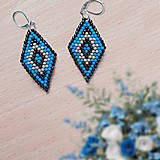 Náušnice - Dekor v prítmí - rokajl náušnice  - 16797564_