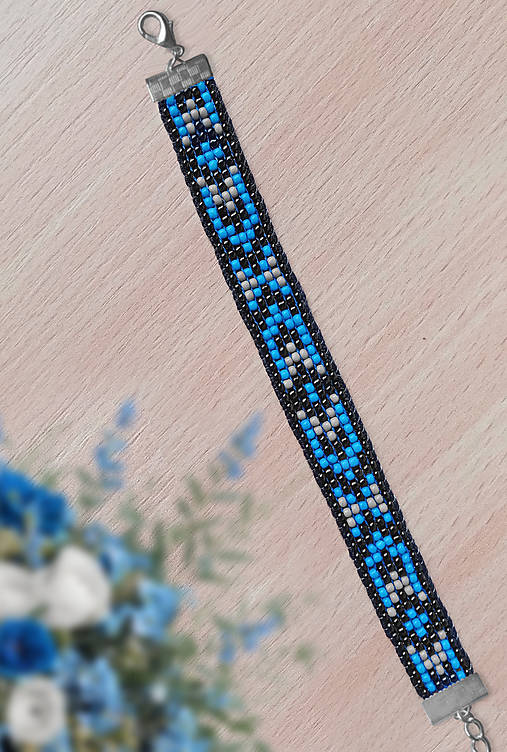 Náramky - Dekor v prítmí - rokajl náramok  - 16797539_