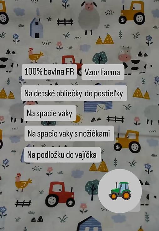 Textil - VLNIENKA DEKA a PRIKRÝVKA 100 % merino top super francúzsky dizajn Farma ovečka traktor domček - 16799909_
