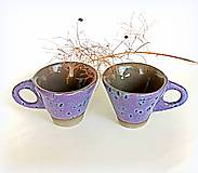 Nádoby - Šáločka na espresso - Do fialova - 16799873_